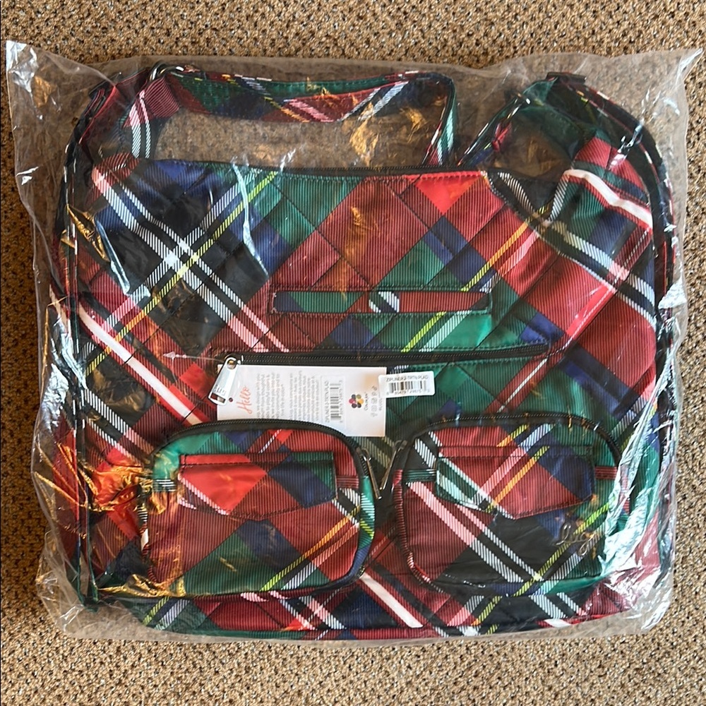 NWT Lug Zipliner 2 in Tartan Plaid